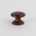 Knob style D 30mm walnut lacquered wooden knob